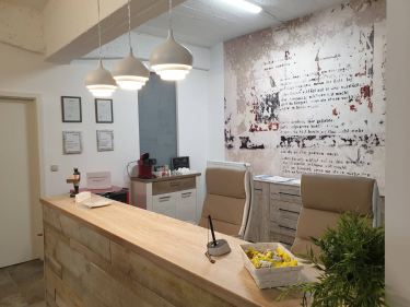 Anmeldung und Empfang